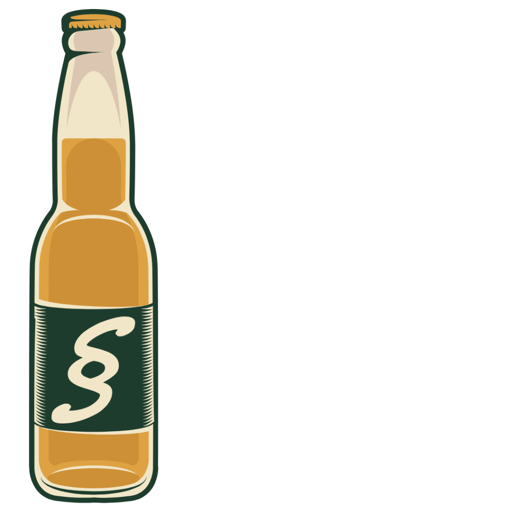 bottle of cider with a silcrow on the label